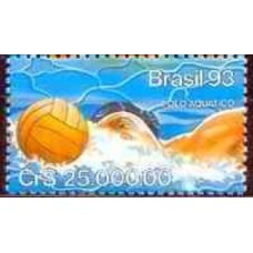C-1832 (Selo do Bloco B 94) - Campeonato Sul Americano de Desportos Aquáticos-Goiânia/GO - 1993