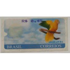 SE - 019 - Selo-Etiqueta - Ararajuba - Novo    