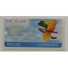 SE - 020 - Selo-Etiqueta - Ararajuba - Novo    