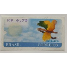 SE - 023 - Selo-Etiqueta - Ararajuba - Novo    