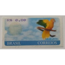 SE - 024 - Selo-Etiqueta - Ararajuba - Novo    