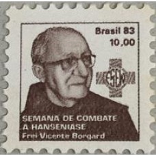 C-1369 - Campanha Contra o Mal de Hansen - Frei Borgard - (H-20) 1983    