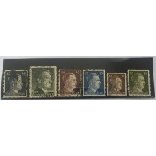 Alemanha - Hitler - 6 Selos Carimbados