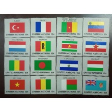 Selos Séries Completas da ONU - 16 Valores Novos