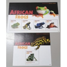 Tanzânia - 2 Blocos - "Sapos" - Ano 2016 - Novo