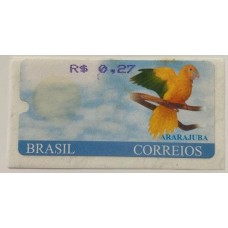 SE - 017 -  (R$0,27) Selo-Etiqueta - Ararajuba - Novo    
