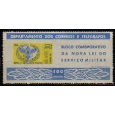 Bloco B 18 - Ano 1966 - Propaganda da Nova Lei Militar - Novo