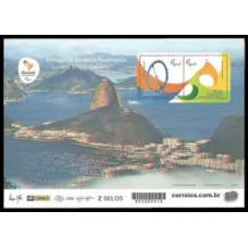 Bloco B 198 - Entrega da Bandeira 3D Paralímpicas - Ano 2012 - Novo