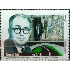 C-1986 - Centenário do Nascimento de Francisco Prestes Maia - 1996