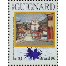 C-1989 - Centenário do Nasc. de Alfredo Volpi - Centenário do Nasc. de Alberto da Veiga Guignard - 1996