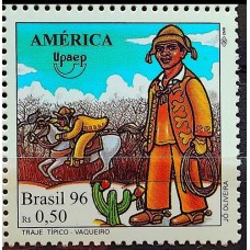 C-2018 - Upaep 96-Trajes Típicos Nacionais - Vaqueiro e Baiana - 1996