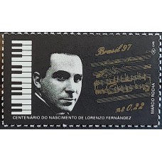 C-2047 - Compositores Brasileiros - Cent. Nasc. de Lorenzo Fernândez - Cent. de Nasc. de Francisco Mignone - 1997