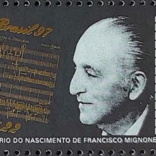 C-2048 - Compositores Brasileiros - Cent. Nasc. de Lorenzo Fernândez - Cent. de Nasc. de Francisco Mignone - 1997