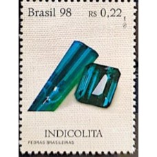 C-2071 - Pedras Brasileiras Alexandrita, Crisoberilo e Indicolita Tríptico - 1998