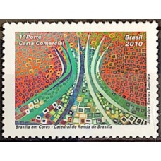 C-2957 - Brasília Sonho e Realidade Arquitetura Igreja - "Catedral de Renda de Brasilia" - Ano 2010