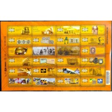 C 3249/3272 - Ano 2013 - Correios 350 Anos - Folha Completa - Novo