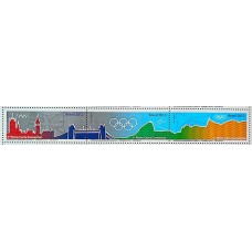 C-3398/3400 - (Conjunto)Entrega da Bandeira Olimpica - Londres 2012 - Ano 2015 - Novo