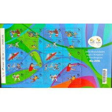 C-3465/ 3484 (Folha Completa) - Jogos Olímpicos e Paralímpicos - Rio 2016 - Ano 2015 