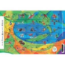 C-3539/3568 (Folha Completa) - Modalidades Olimpicas - Rio 2016 - Ano 2015