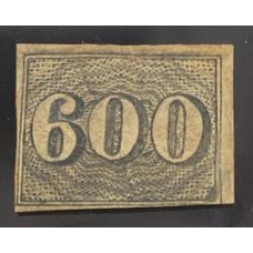 Império - Olho de Cabra - Nº18 - 600 Réis - Novo