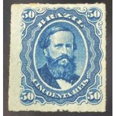 Império - Dom Pedro II - Nº32 - 50 Réis - Novo