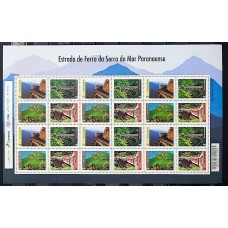 C-3611/3614 (Folha Completa) Estrada de Ferro da Serra do Mar Paranaense - Ano 2016 - Novo