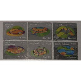 C-3615/3620 (Selos Destacados do Bloco B 192/193 ) Arenas Olímpicas e Paralímpicas - Ano 2016 - Novo