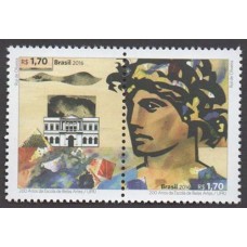 C-3627/3628 (Par) - 200 Anos da Escola Belas Artes - Ano 2016 - Novo