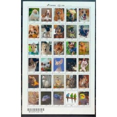 C-3762/3791- ( Folha Completa ) Série América – Animais Domésticos - Ano 2018 - Novo