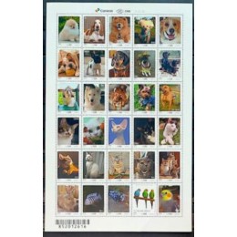 C-3762/3791- ( Folha Completa ) Série América – Animais Domésticos - Ano 2018 - Novo