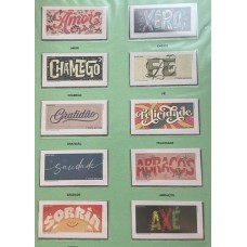 C-3947/3956 (Selos Destacados do Bloco) Palavras de Afeto /Natal - Ano 2020 - Novo