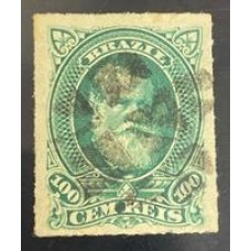Dom Pedro II - Nº41- 100 Réis - Com Carimbo