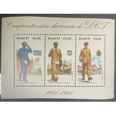 Bloco B 47 - Ano 1981 - Cinquentenário da Criação do DCT - Novo