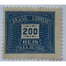 Taxa X - 49  - Filigrana - Casa da Moeda - Novo