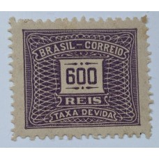 Taxa X - 51 - Filigrana - Casa da Moeda - Novo