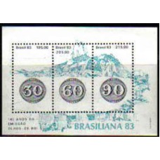 Bloco B 57 - Ano 1983 - 140 Anos Olho de Boi - Novo