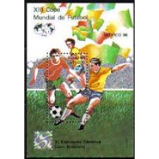 Bloco B 71 - Ano 1986 - XIII Copa Mundial de Futebol - Novo