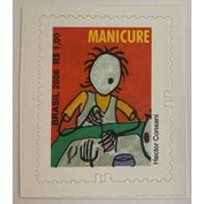 Regular Nº 859 - Profissões - Manicure - Picote BR - Ano 2011 - Novo