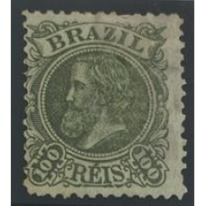 Império - Dom Pedro II - Nº49 - 100 Réis - Novo