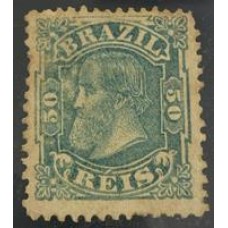 Império - Dom Pedro II - Nº53 - 50 Réis - Novo