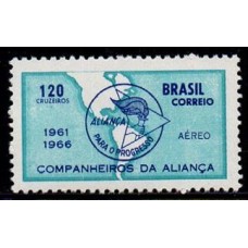 Aéreo 106 - 5° Aniversário da Aliança Para o Progresso - Ano 1966 - Novo