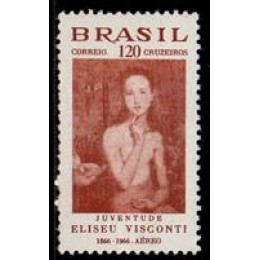 Aéreo 110 - Centenário do Pintor Eliseu Visconti- Novo Aéreo 110 - Centenário do Pintor Eliseu Visconti- Novo