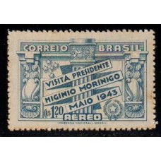 Aéreo 046 - Visita do Pres. Higino Morinigo do Paraguai - Ano 1943 - Novo
