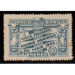 Aéreo 046 - Visita do Pres. Higino Morinigo do Paraguai - Ano 1943 - Novo