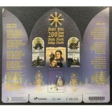 Bloco B 208 - Ano 2018 - 200 Anos da Canção Noite Feliz - Novo