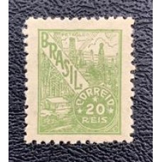 Nº 405 - Filigrana Correio Estrela Brasil "Q" - pequenas - Sem Carimbo