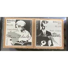 C-3387/3388 (PAR) - Relações Diplomáticas: Croácia - Mario Schenberg e Nikola Tesla - 2014