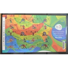 C-3419/3438 (Folha Completa ) - Modalidades Jogos Olímpicos e Paralímpicos - Rio 2016 - 2015