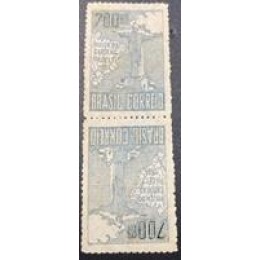 C - 79A TB - Visita do Cardeal Pacelli 700 réis azul - Ano 1934