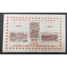 Bloco B 17 - Ano 1965 - Centenário do Rio de Janeiro - Novo